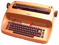 electronic typewriter